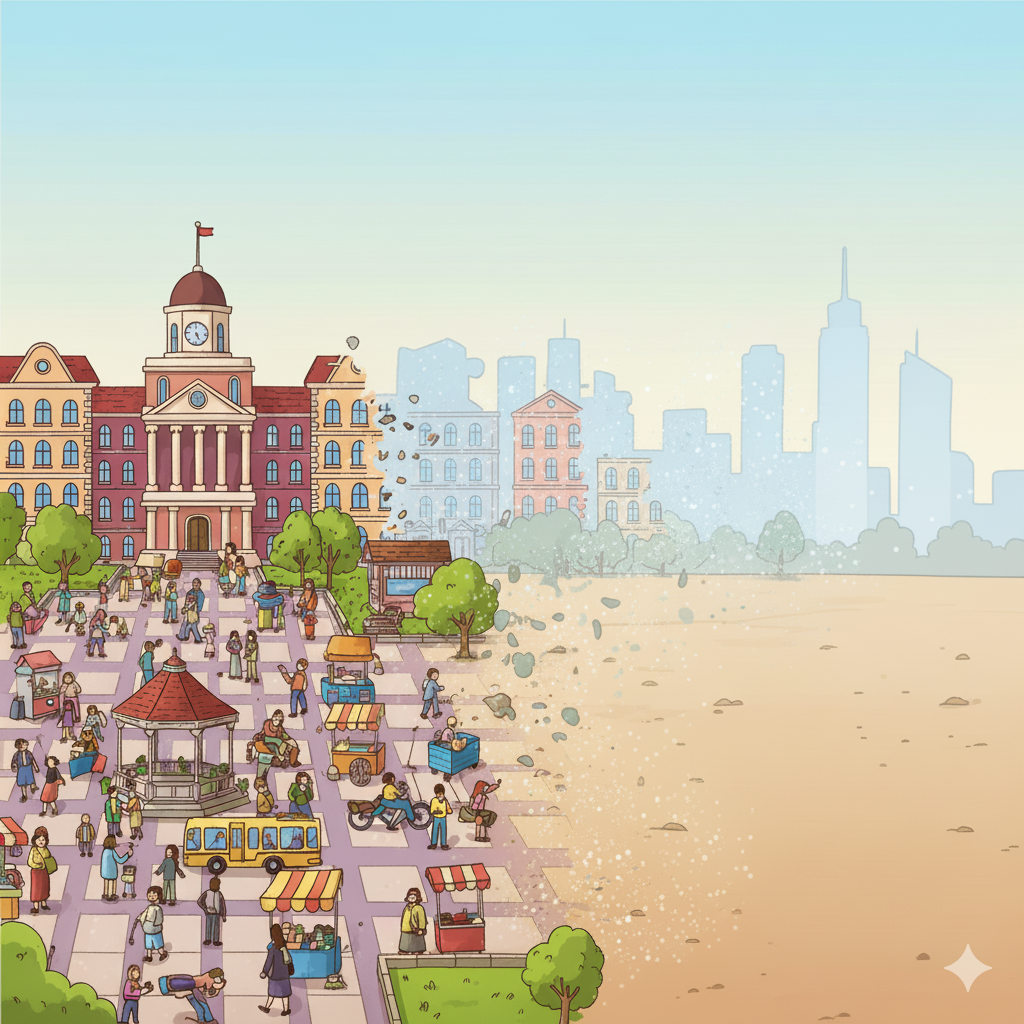 Ilustrasi Konteks Publik Lenyap dalam 7 Hari - Masalah dalam riset dan analisis data